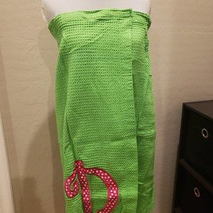 Bath towel/Beach wrap Monogram "D"